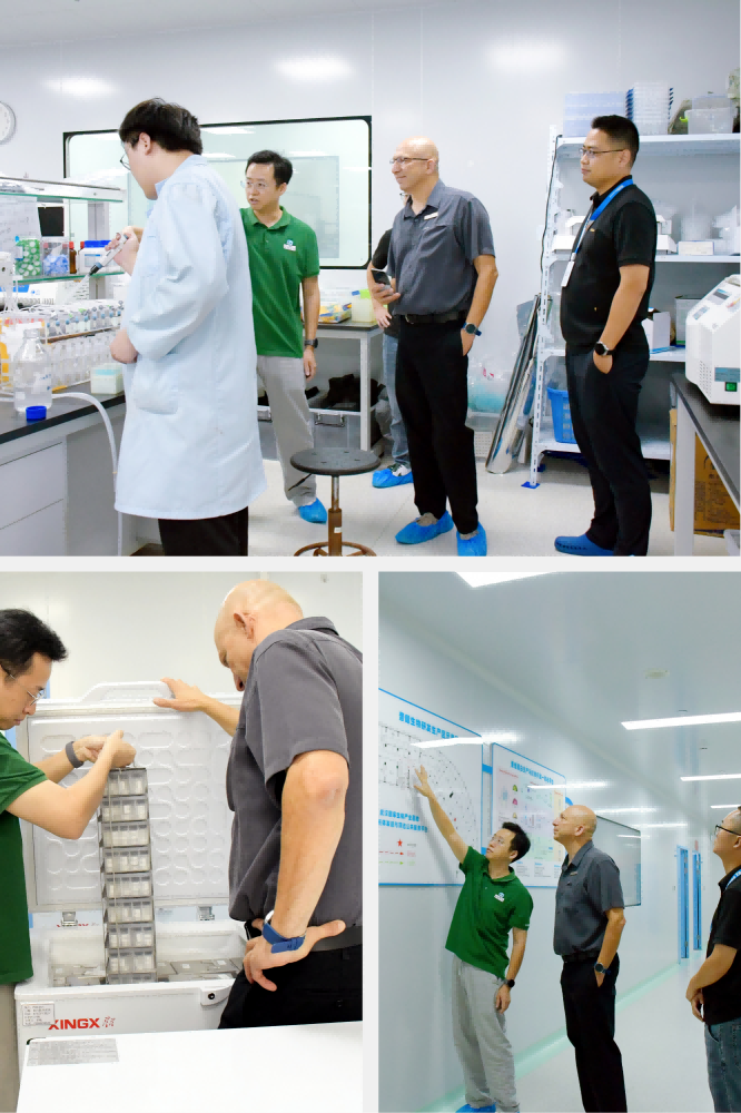 BioTAG representative touring AtaGenix platform