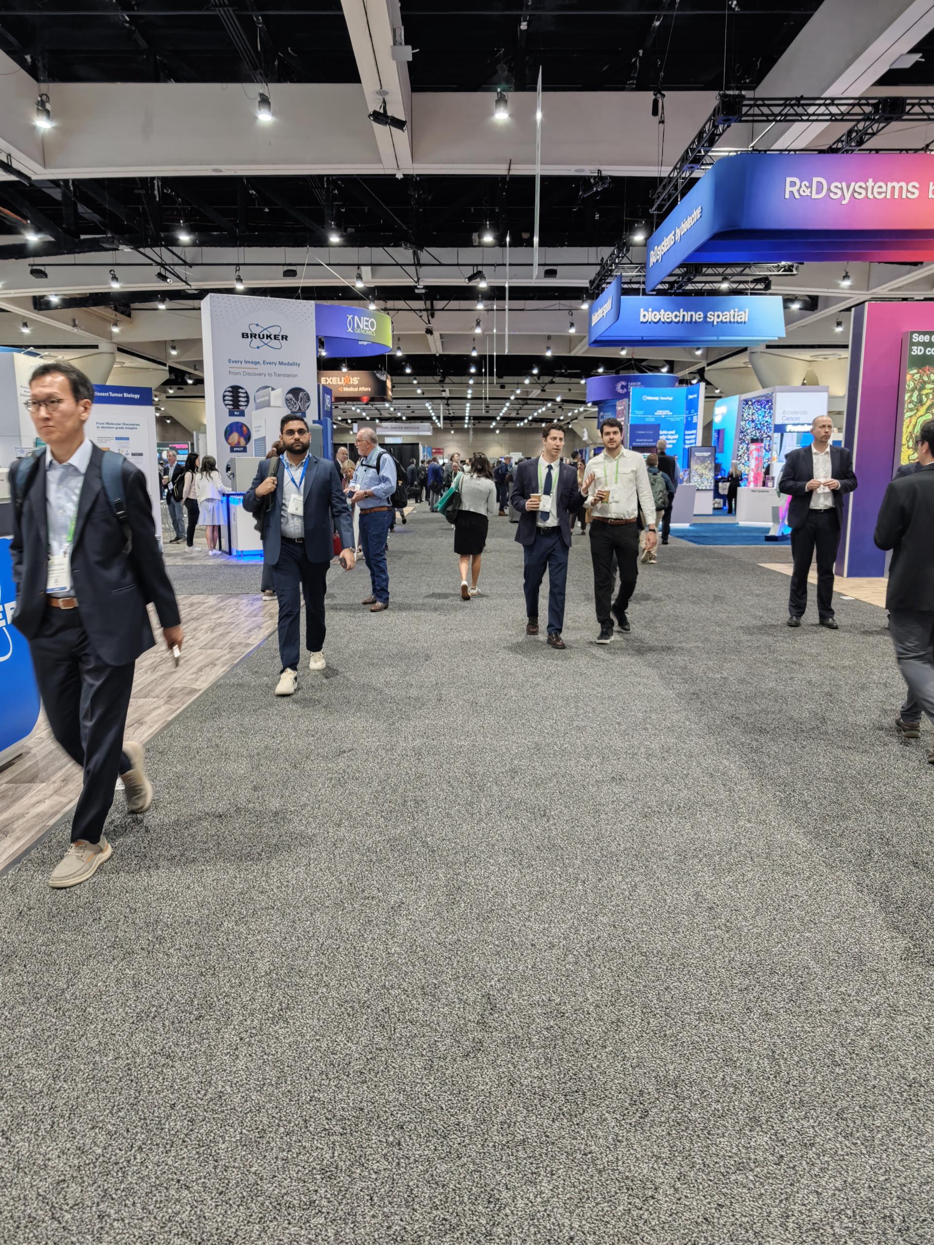 AACR 2026 exhibition hall at San Diego Convention Center