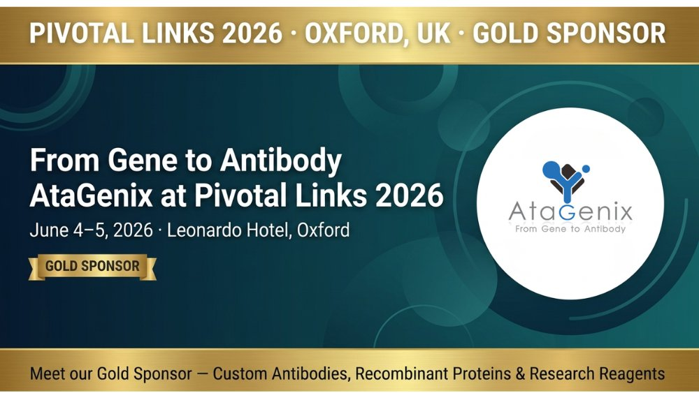 AtaGenix at Pivotal Links 2026 | Gold Sponsor | Oxford, UK